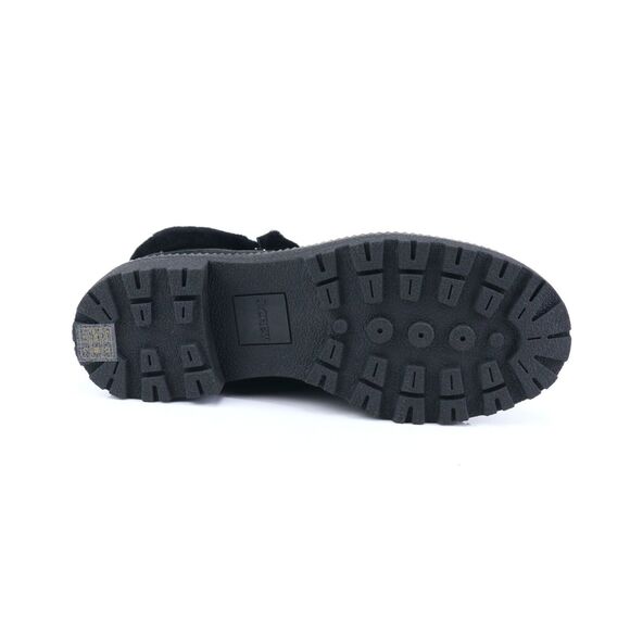 NIB J Crew Women's Nordic Shearling Boot Bootie Black 6 $228+ - Picture 5 of 7